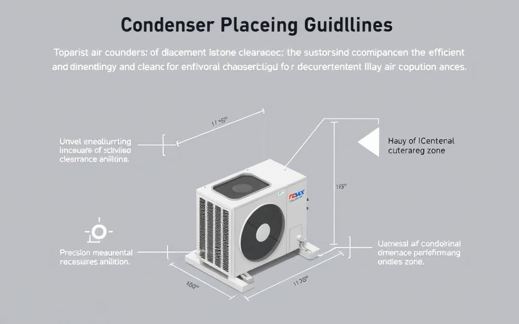 condenser placement guidelines